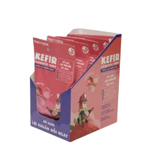 Hộp Snack Lợi Khuẩn Kefir vị Dâu