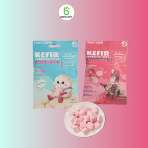 Snack Lợi Khuẩn Kefir - Mix Vị Nguyên Bản - Dâu