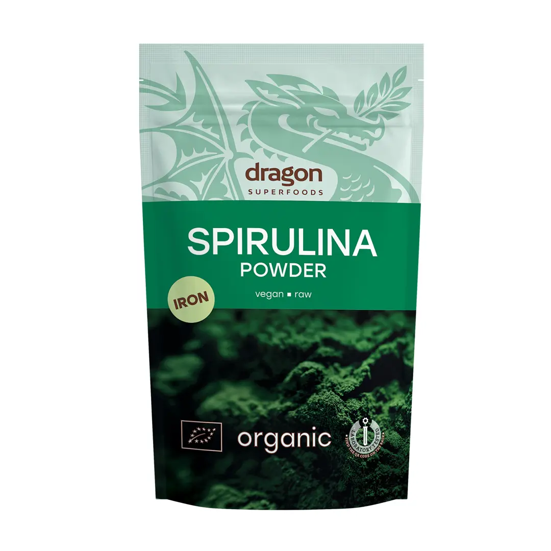 Bột tảo xoắn hữu cơ Dragon Superfoods 200g